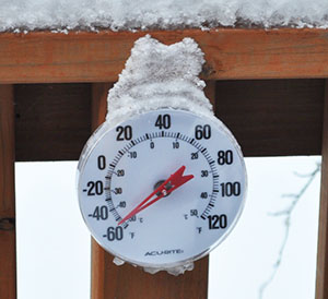 Baby, it's cold outside!
