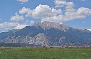 Mt. Princeton, one of Colorado's 58 fourteeners, peaks more than 14,000 feet high.